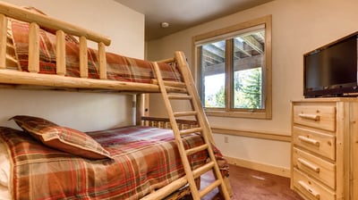 Bunk room on lower level