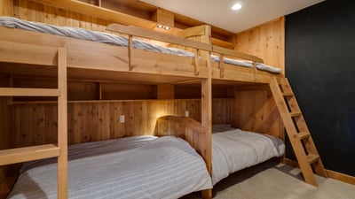 Bunkroom on lower level