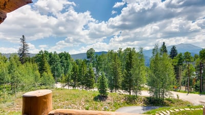 View from deck