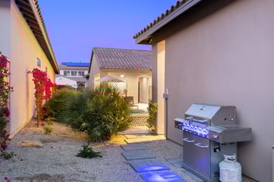 BBQ just off the kitchen