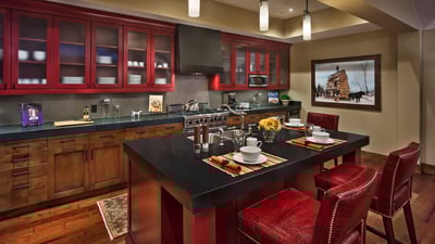 Gourmet kitchen