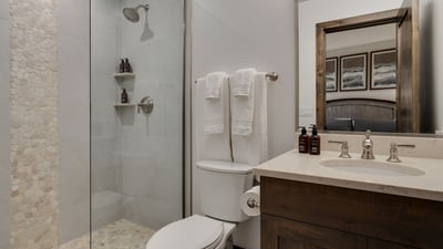 King ensuite on the lower level