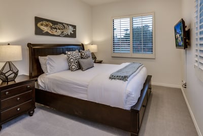 Guest Bedroom 6- Attached casita with king bed and en suite bath