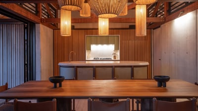 Ti Manoir Kitchen & Dining Area