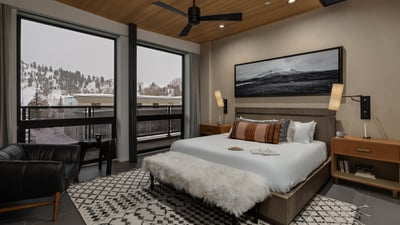 Primary king suite on main level