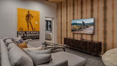 Family room on main level