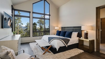 Primary suite on main level