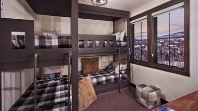 Bunkroom on lower level