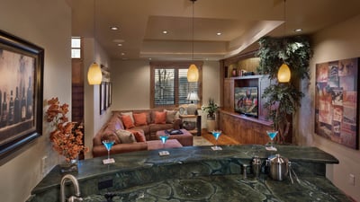 Family room, lower level