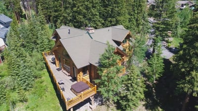 Clifton Lodge aerial view