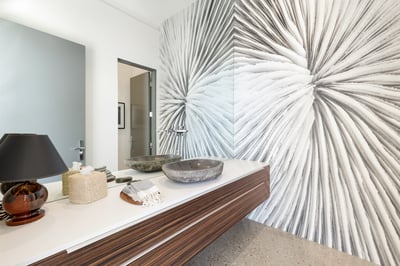 Half bath located downstairs