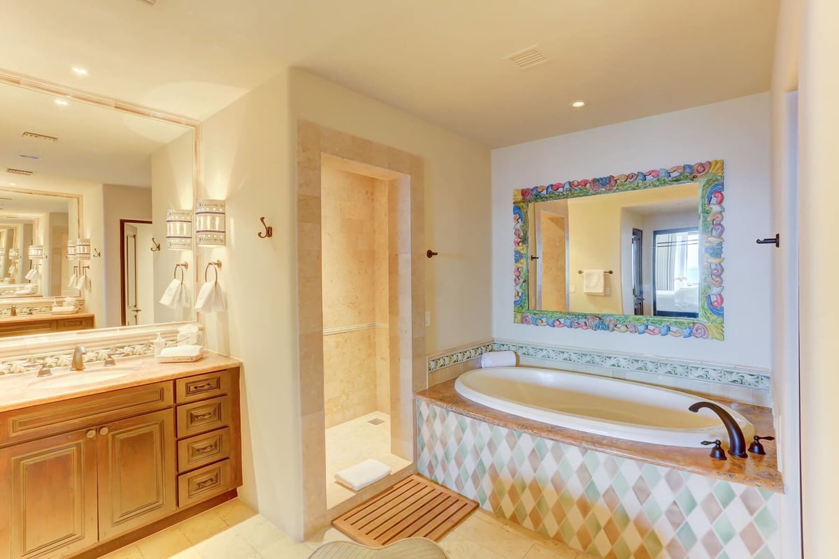 The spacious Master Ensuite continues the luxury of the Master Bedroom and includes a whirlpool tub  - Image 12