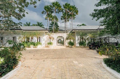 9BDR ocean view villa with full staff, golf carts, movie theater and gym