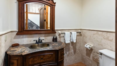 Main floor powder room