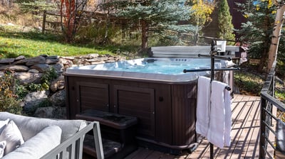 Large Private Outdoor Hot Tub
