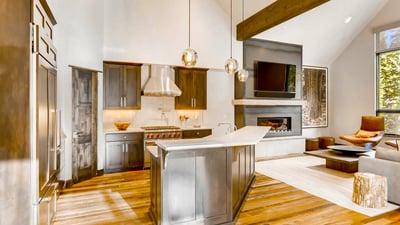 Gourmet kitchen