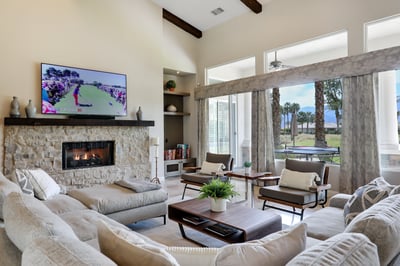 Light and bright for a seamless feeling of indoor/outdoor living!