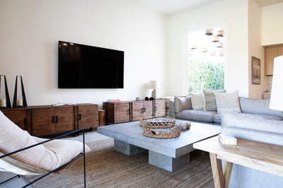 Catch the game or your favorite movie on this huge flat screen HDTV!