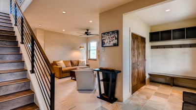 Entrance, mudroom storage