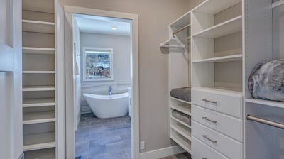 Primary walk-in closet
