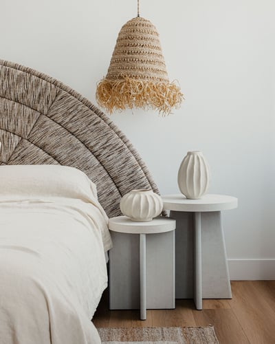 Primary bedroom on the second floor. Equipped with smart TVs and the same plush mattresses used in F