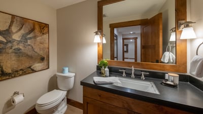 Hallway bathroom