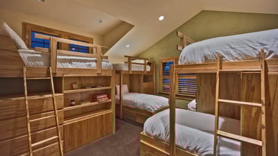 Bunkroom on upper level