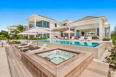 Grace Bay,Beach Enclave Grace Bay 5 BDM Beachfront Villa