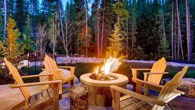 Fire pit with seating